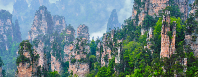 Çin’in En Gerçeküstü Yeri: Zhangjiajie                                                              